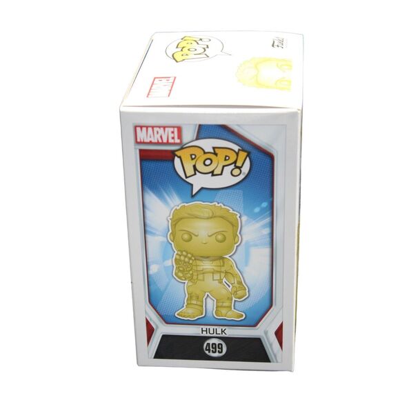 Funko Pop! Vinyl: Marvel - Hulk (Yellow Chrome) -‎ Walmart  (Exclusive) - Picture 5 of 11